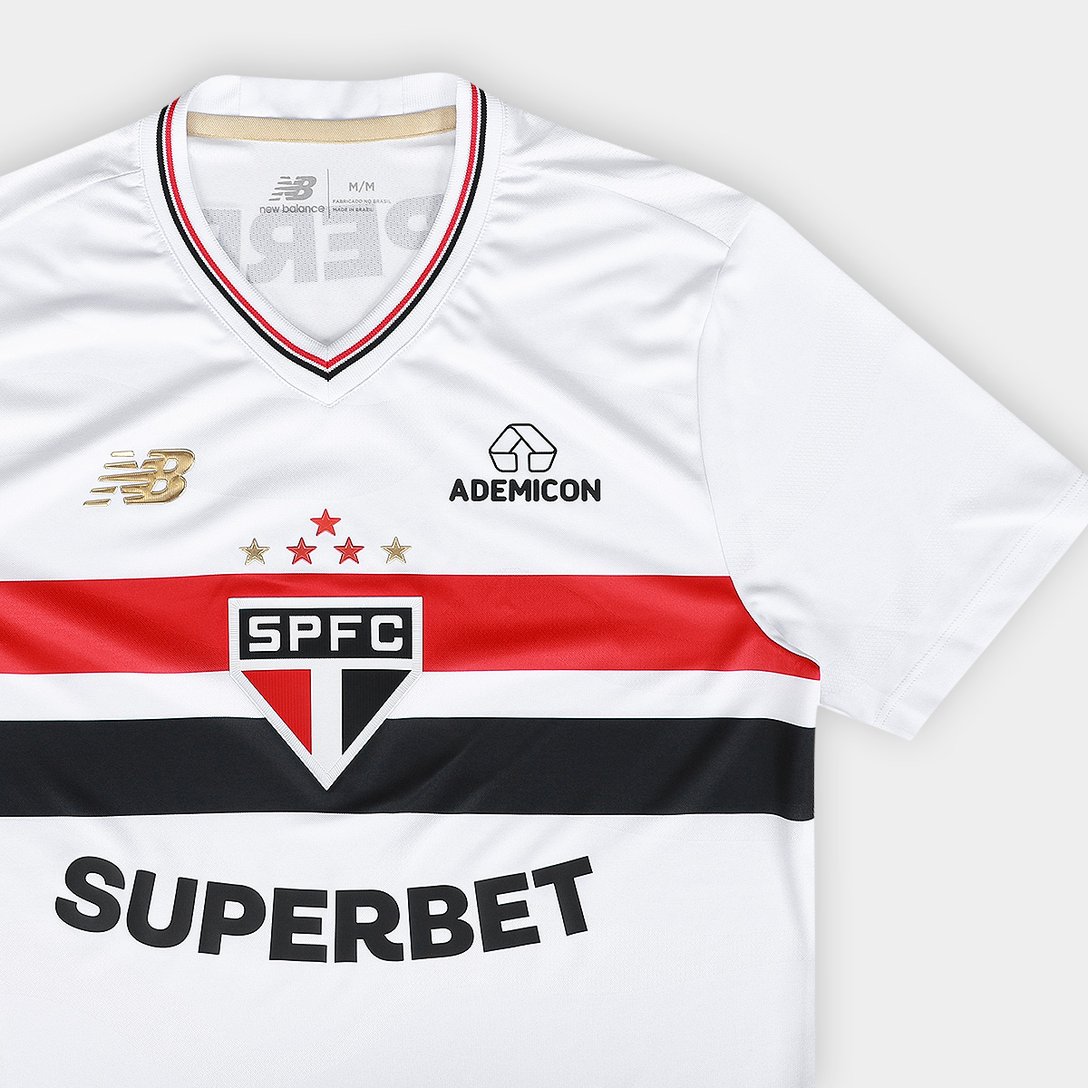 Camisa São Paulo 25/26 Home Jogador New Balance Masculina