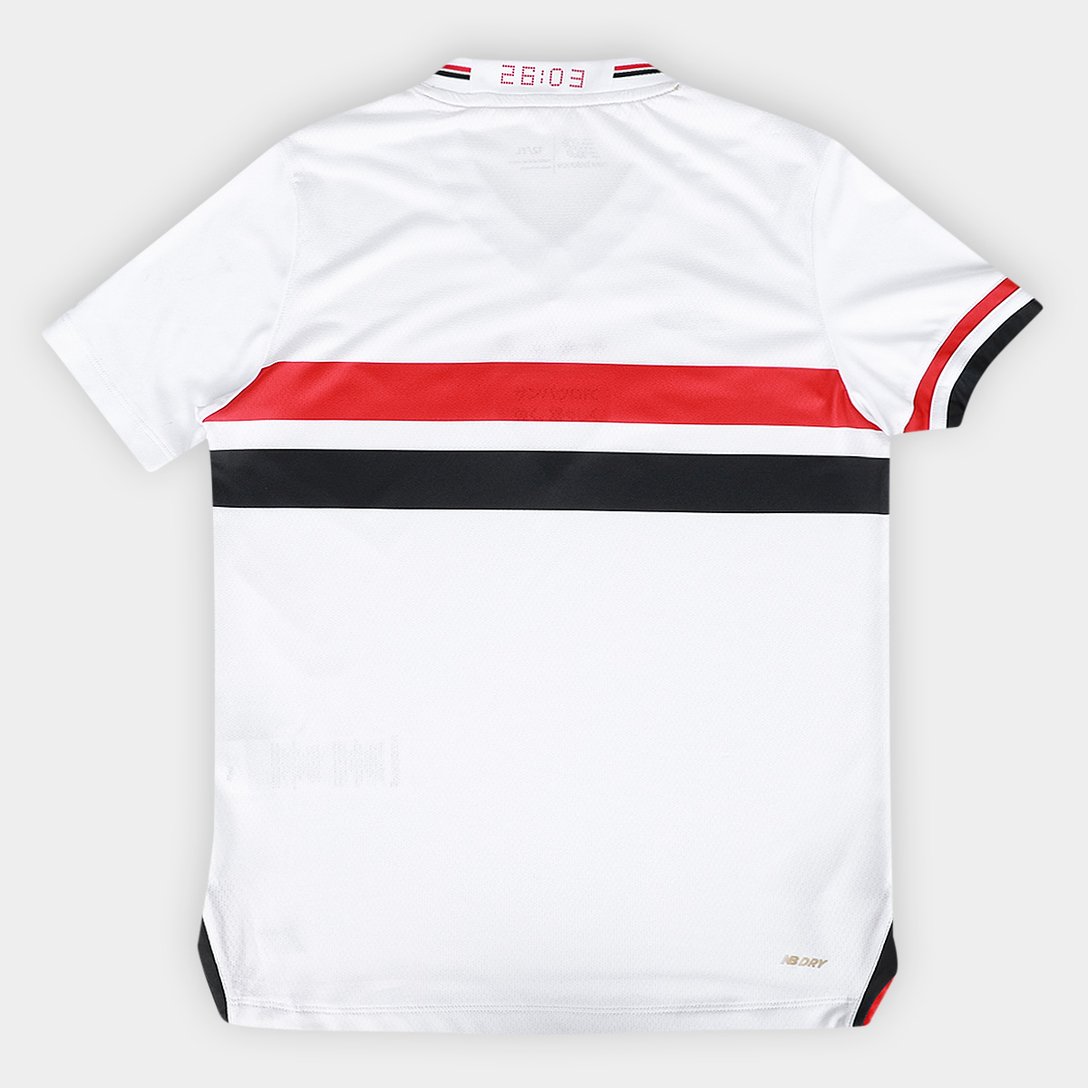 Camisa Infantil São Paulo 25/26 Home Torcedor New Balance