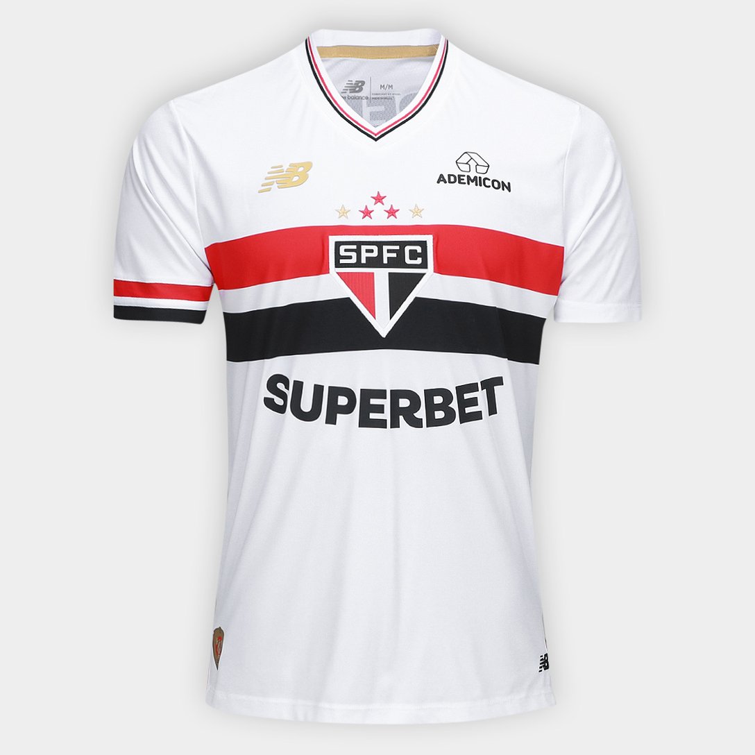 Camisa São Paulo 25/26 Home Torcedor New Balance Masculina