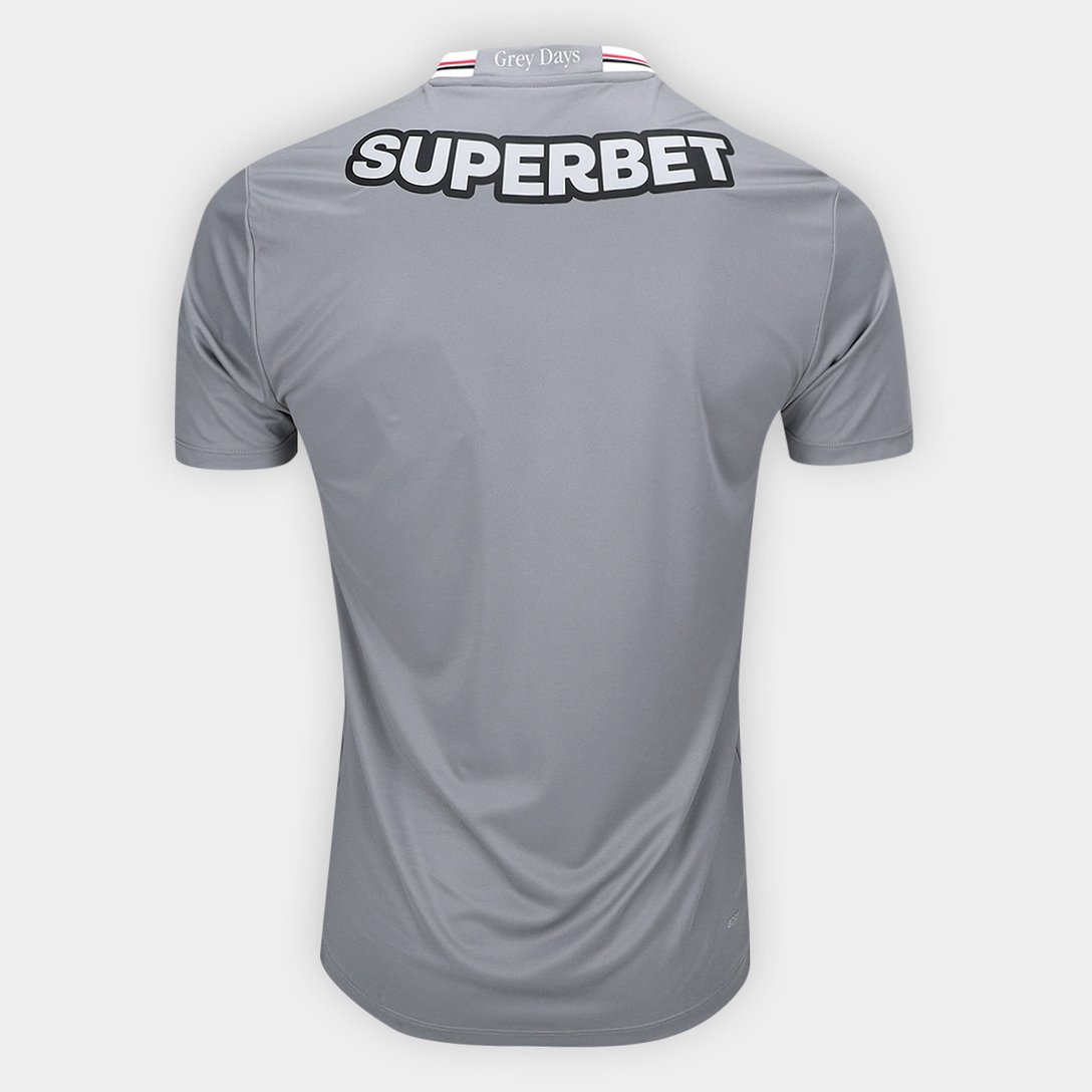 Camisa São Paulo Grey Day New Balance Masculino - Cinza