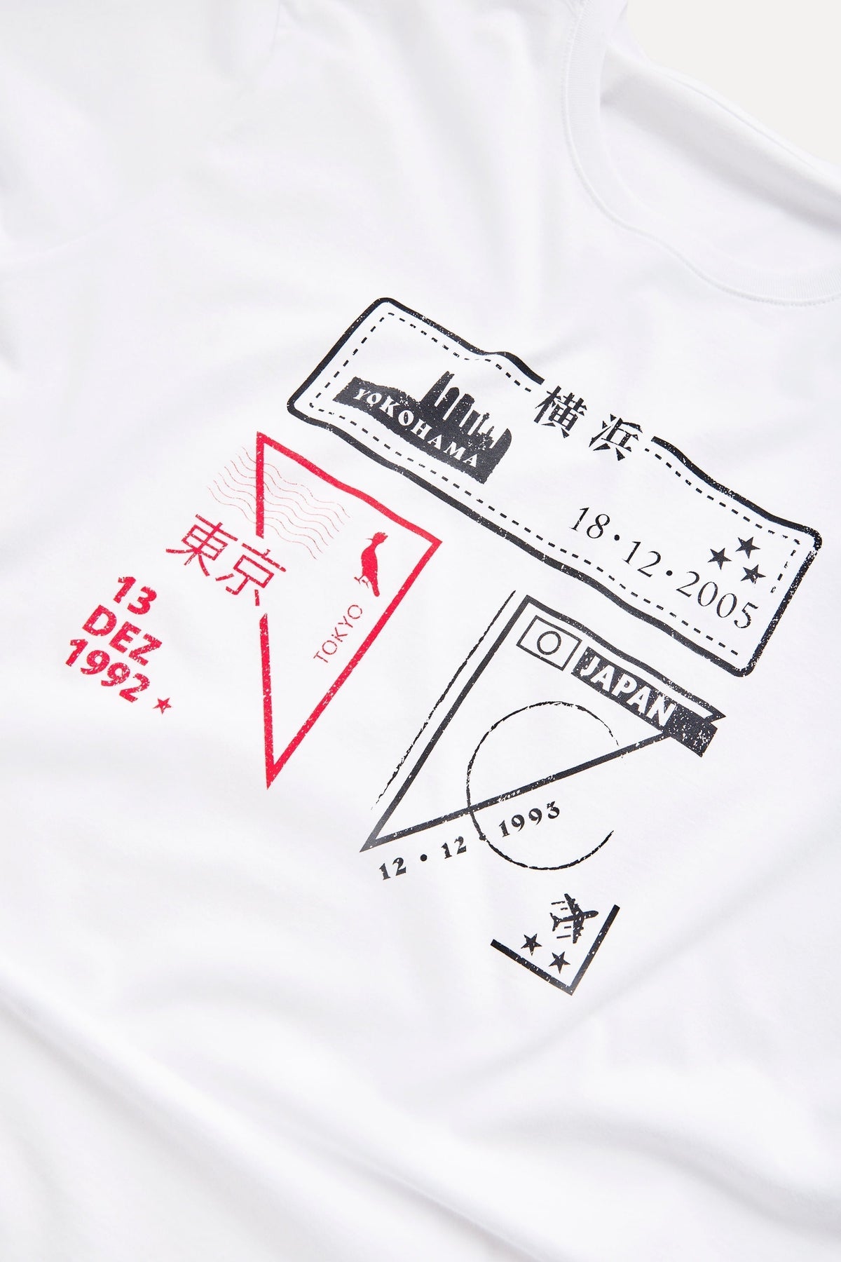 Camiseta estampada selo Japao Spfc