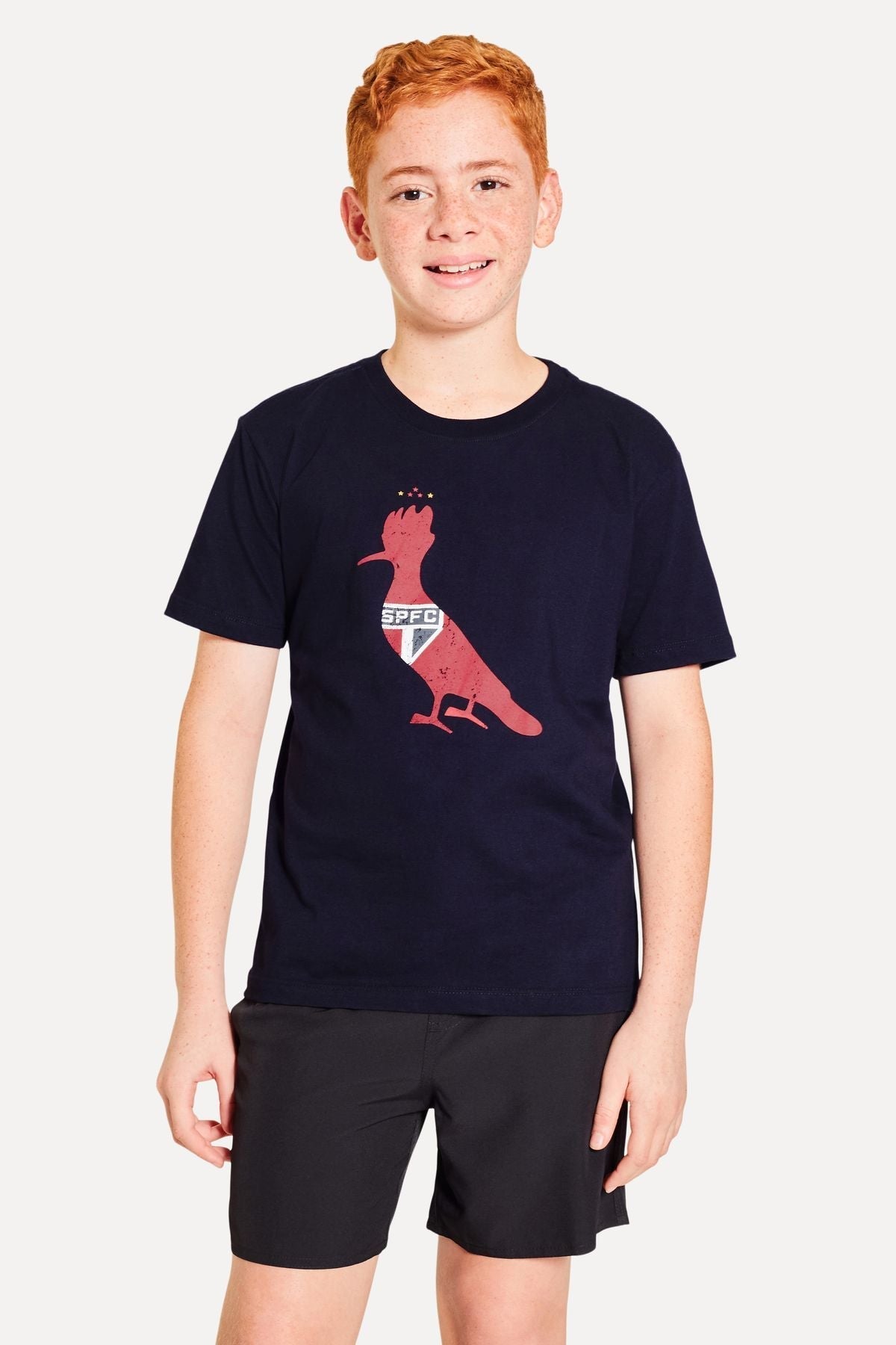 Camiseta mini estampada silk pp SPFC