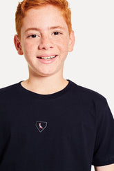Camiseta mini patch escudo SP